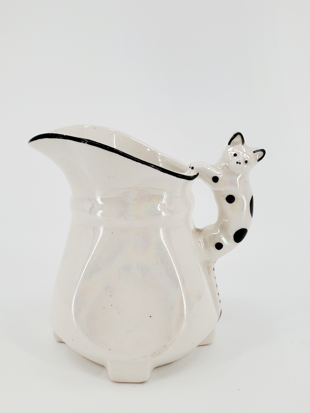Vintage Kitty Cat Creamer Pitcher 1930's Czechslovakoan
